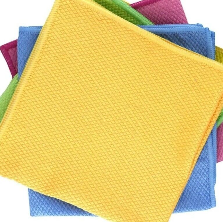SİLVER HOME MİKROFİBER 3' LÜ CAM BEZİ 40X40 CM BAKLAVA DESEN