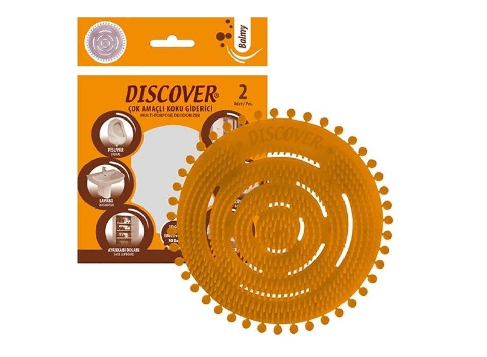 DİSCOVER PİSUVAR KOKU GİDERİCİ BALMY 2'Lİ