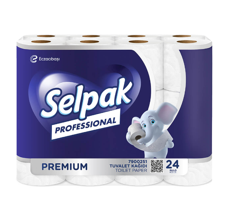 Selpak Professıonal Premıum Tuvalet Kağıdı 3 Katlı 24'lü