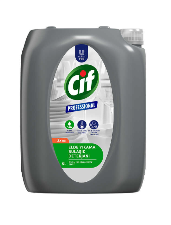 Cif U-Pro Bulaşık Deterjanı Elde Yıkama 5000 ML