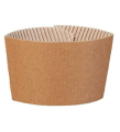14 Oz - 16 Oz Kraft Karton Bardak Kılıfı ( Sleeve ) 25 Adet