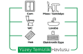 Sleepy Easy Clean Beyaz Sabun Katkılı Yüzey Temizlik Havlusu 100 Adet