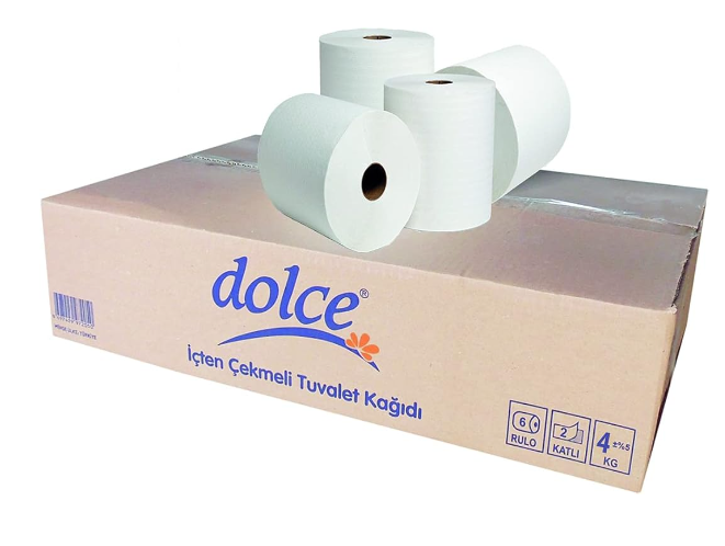 Dolce İçten Çekmeli Maxi Tuvalet Kağıdı 4 Kg 6'lı