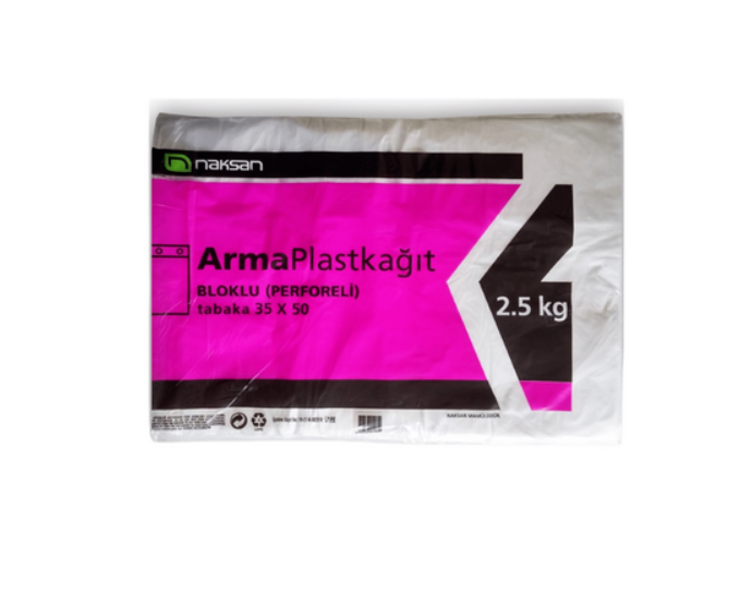 Plast Kağıt Şeffaf Bloklu 35*50 2,5 Kg