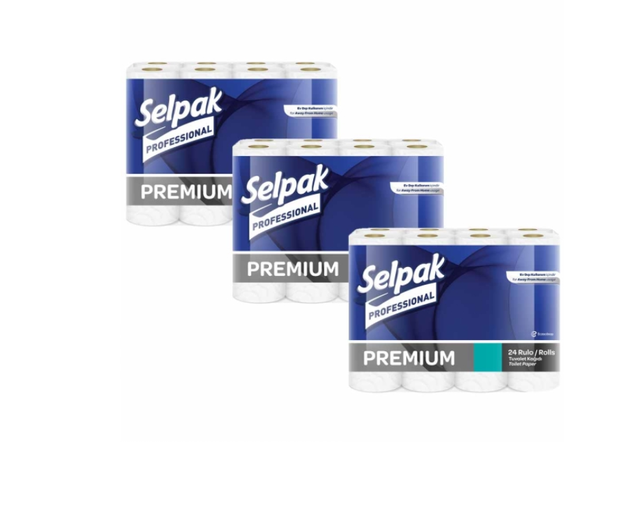 Selpak Professıonal Premıum Tuvalet Kağıdı 3 Katlı 24 * 3 Paket (72'li)