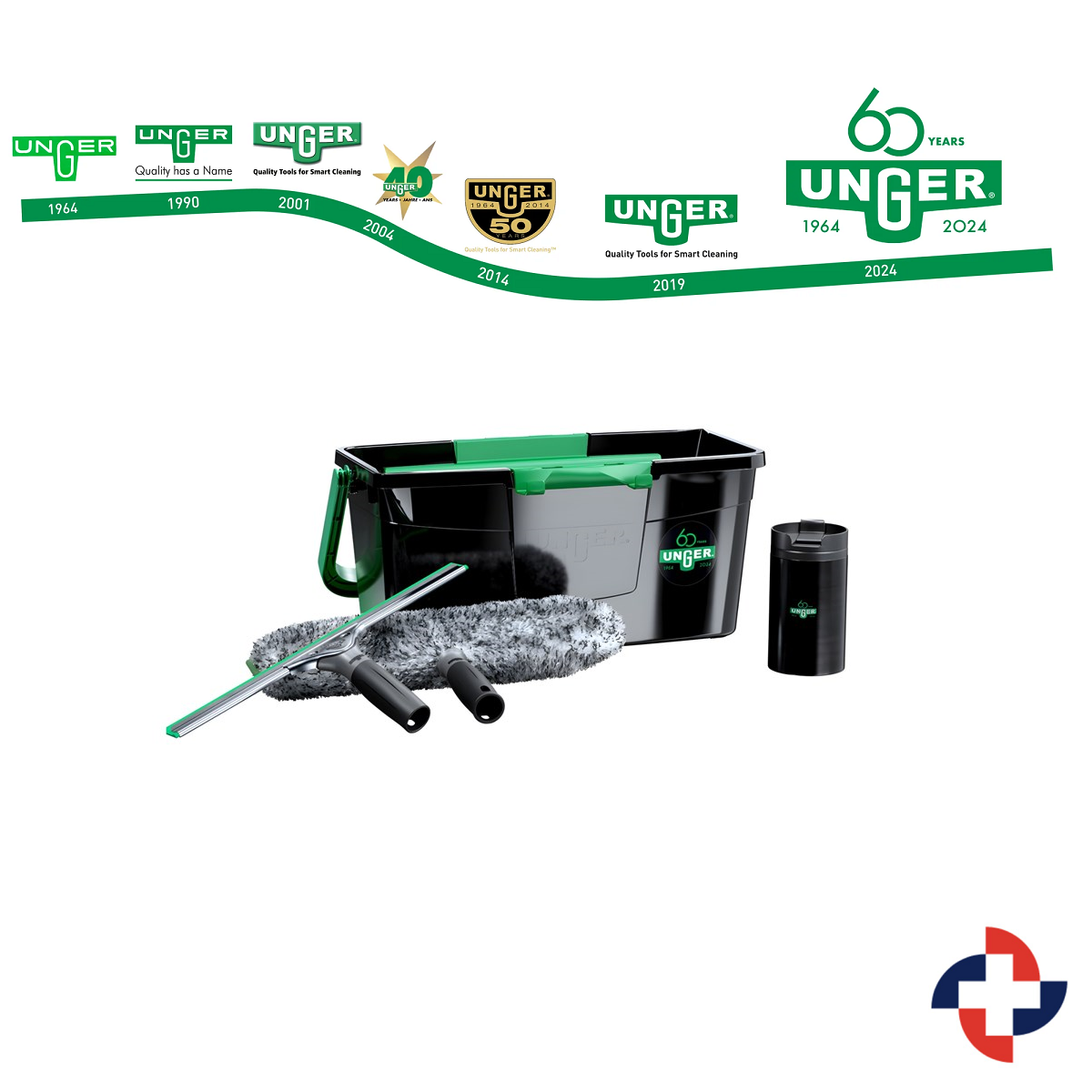 Unger Cam Temizlik Seti 60,Yıl Sınırlı Üretim Kiti