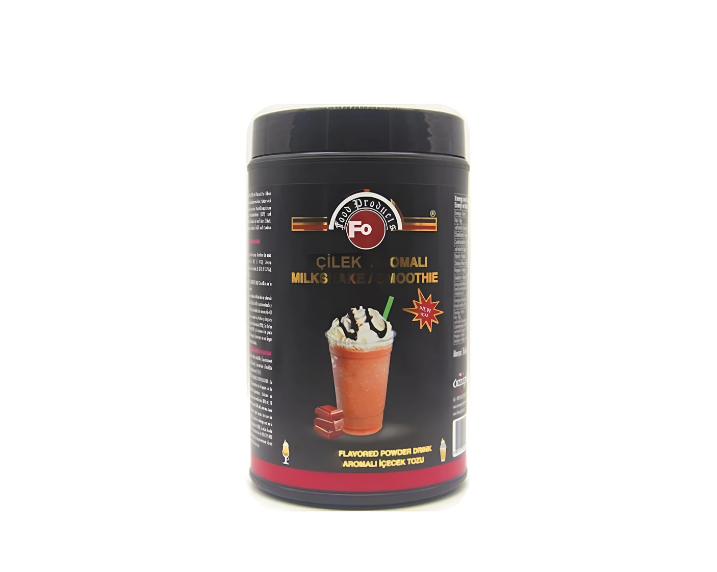 Fo Çilek Aromalı İçecek Tozu Milkshake 1 Kg