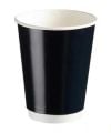 12 Oz Double Wall Karton Bardak Siyah 20'li