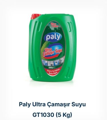 Paly Ultra Yoğun Çamaşır Suyu 5 Lt.